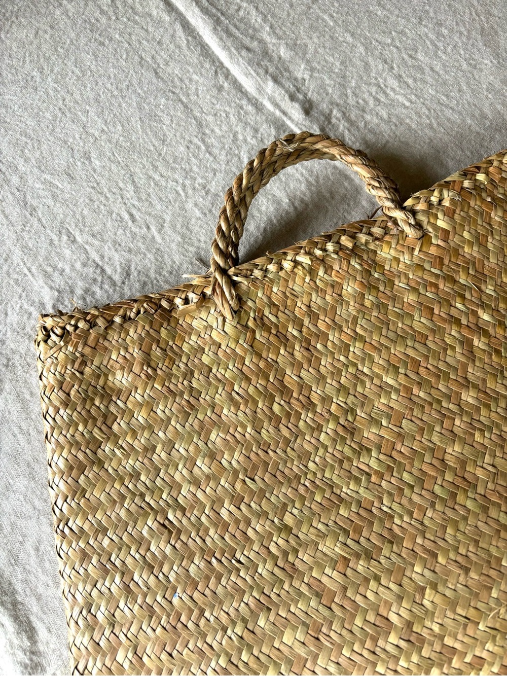 Vintage Handwoven Market Bag - Picture 2 of 6